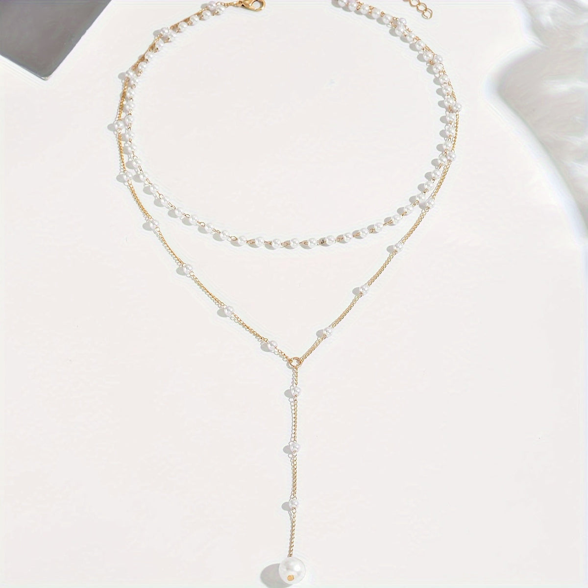 Pearl Lumière | Gold Pearl Necklace