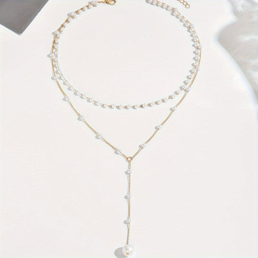 Pearl Lumière | Gold Pearl Necklace