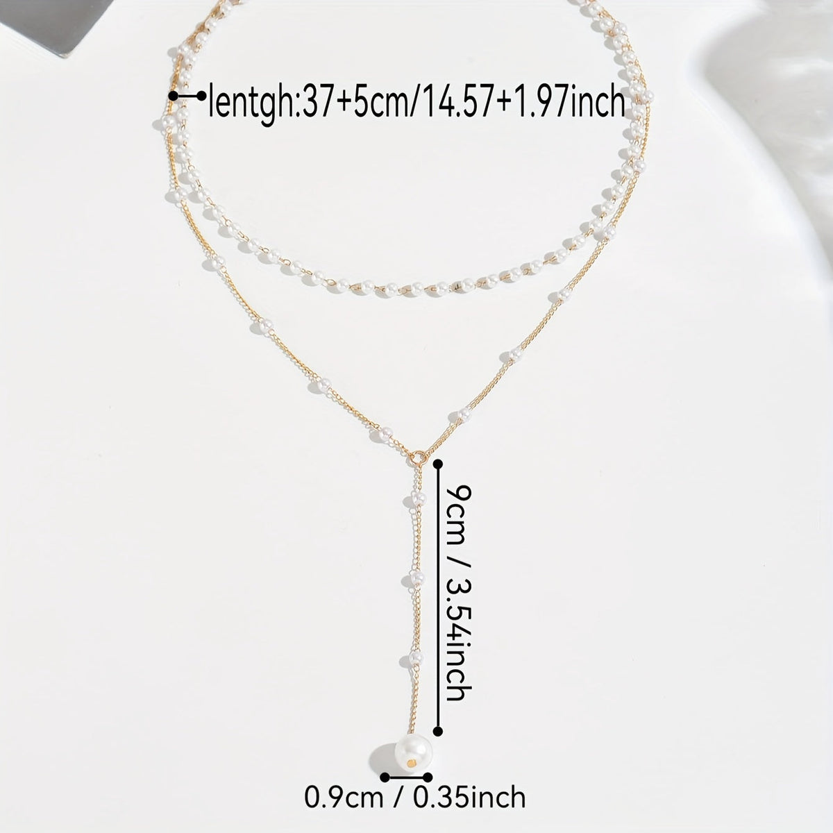 Pearl Lumière | Gold Pearl Necklace