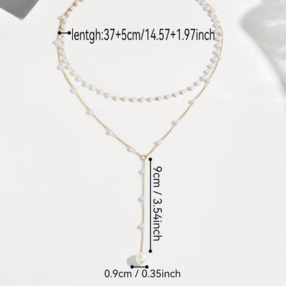 Pearl Lumière | Gold Pearl Necklace