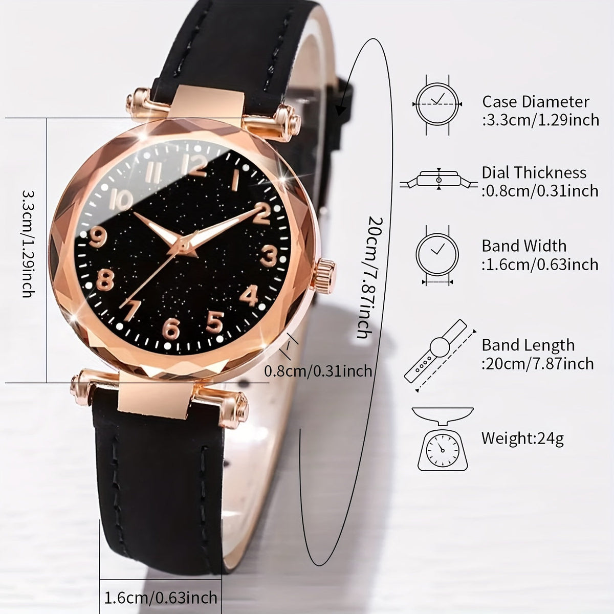Aurora Luxe™  – Signature Watch & Bracelet Set