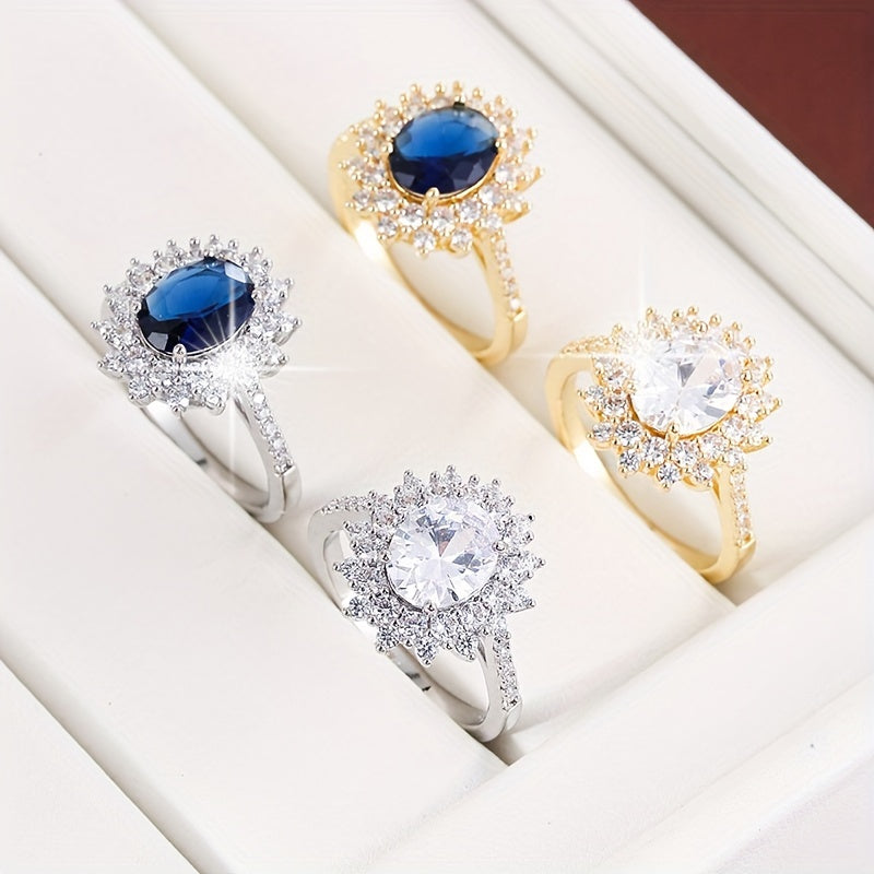 Celestine | Luxury Crystal Ring