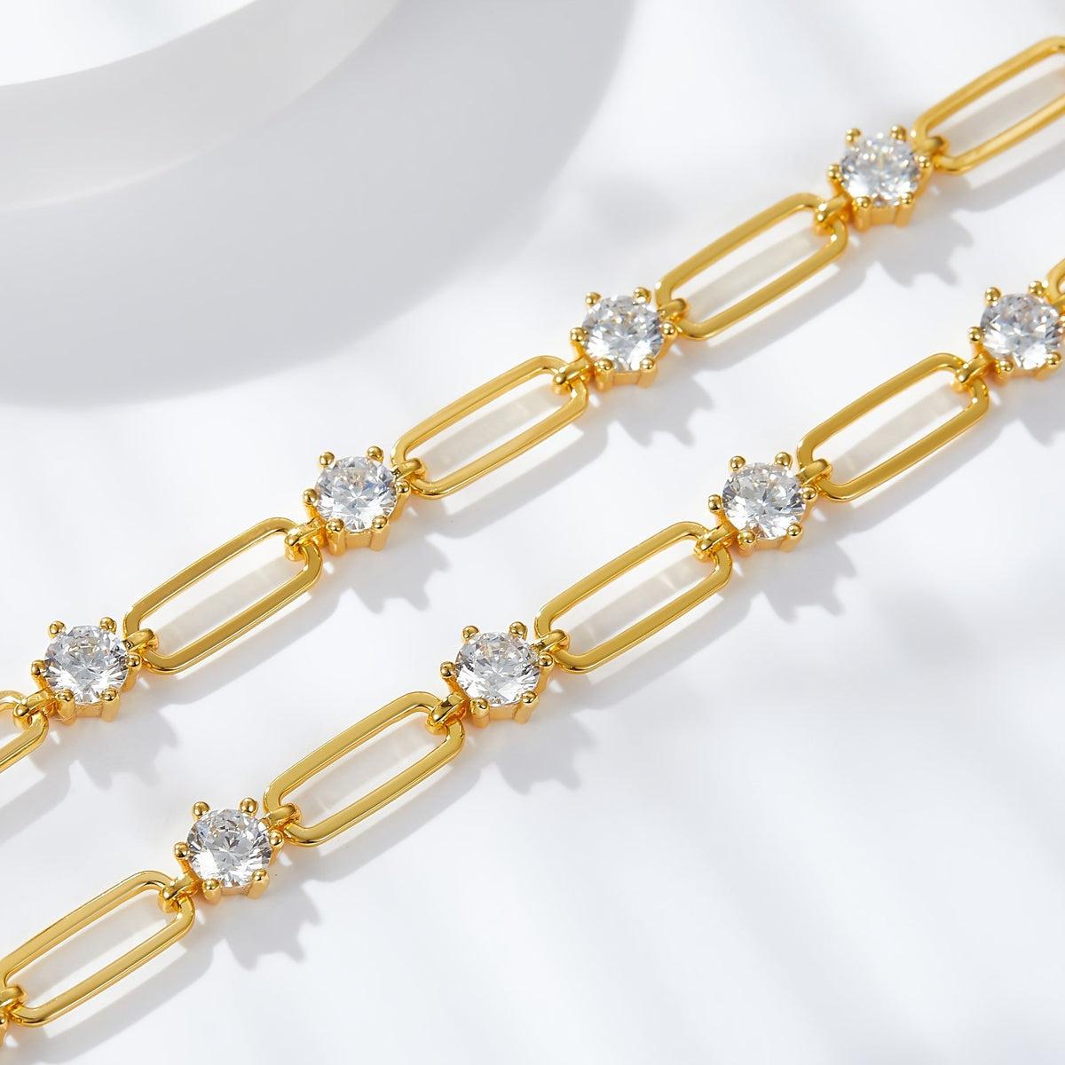 Celestia | Moissanite Link Bracelet