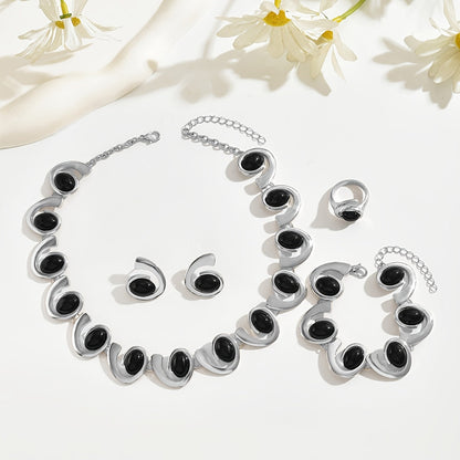 Noir Éclipse | Luxury Jewelry Set