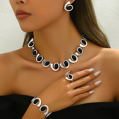 Noir Éclipse | Luxury Jewelry Set