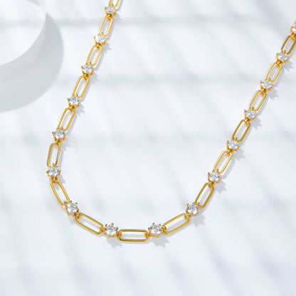 Celestia | Moissanite Link Bracelet