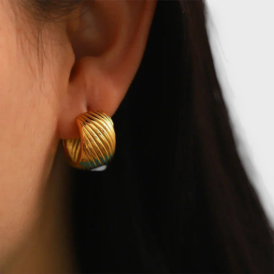 Emy | Vintage Textured Earrings