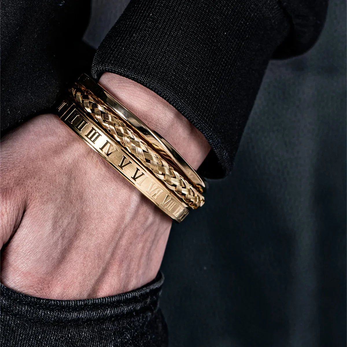 Triple Impact Bracelet Set
