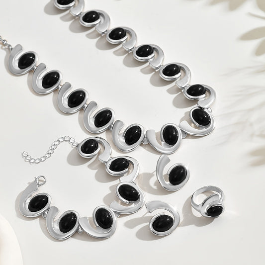 Noir Éclipse | Luxury Jewelry Set