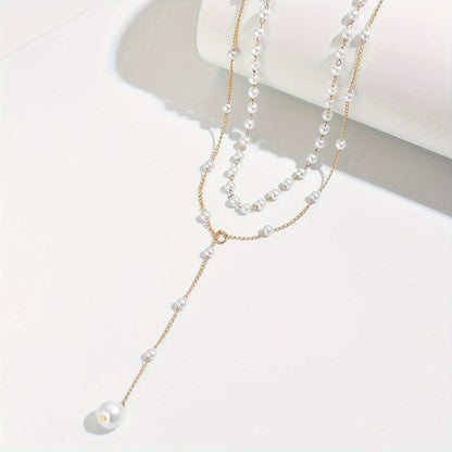 Pearl Lumière | Gold Pearl Necklace