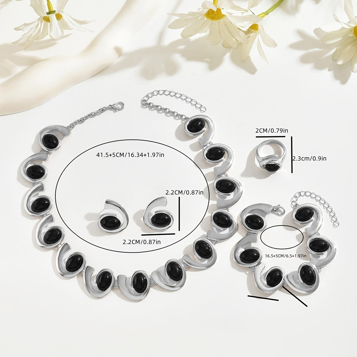 Noir Éclipse | Luxury Jewelry Set