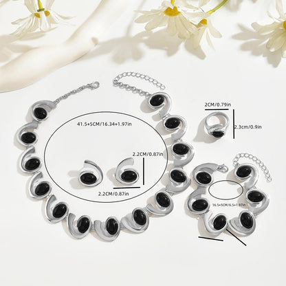 Noir Éclipse | Luxury Jewelry Set