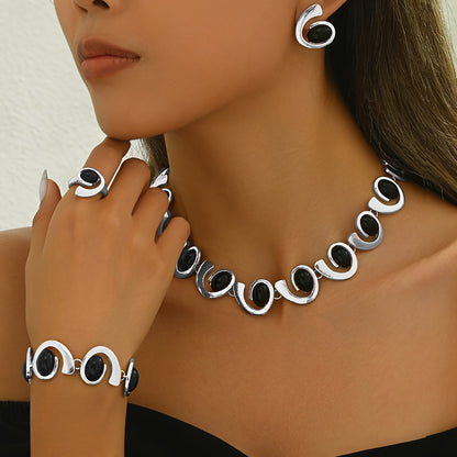 Noir Éclipse | Luxury Jewelry Set