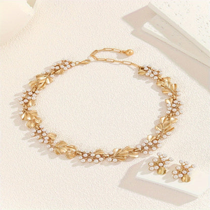 Charm Pearl | Necklace & Earring Set