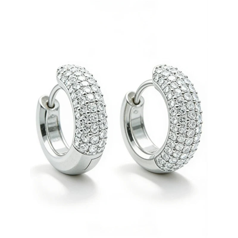 Lunelle Luxhers – Pavé Hoop Earrings cover