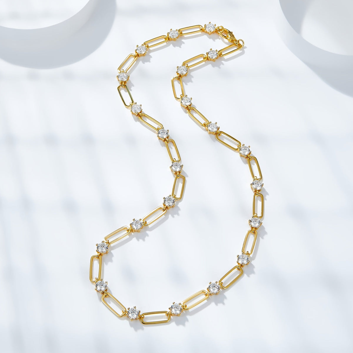 Celestia | Moissanite Link Bracelet