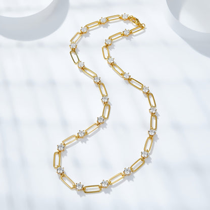 Celestia | Moissanite Link Bracelet
