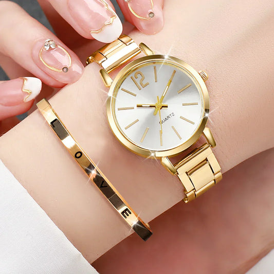 Nova Luxhers™ – Bold Elegance Watch + bracelet