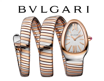 Luxury Two-Tone Serpent Bracelet Watch