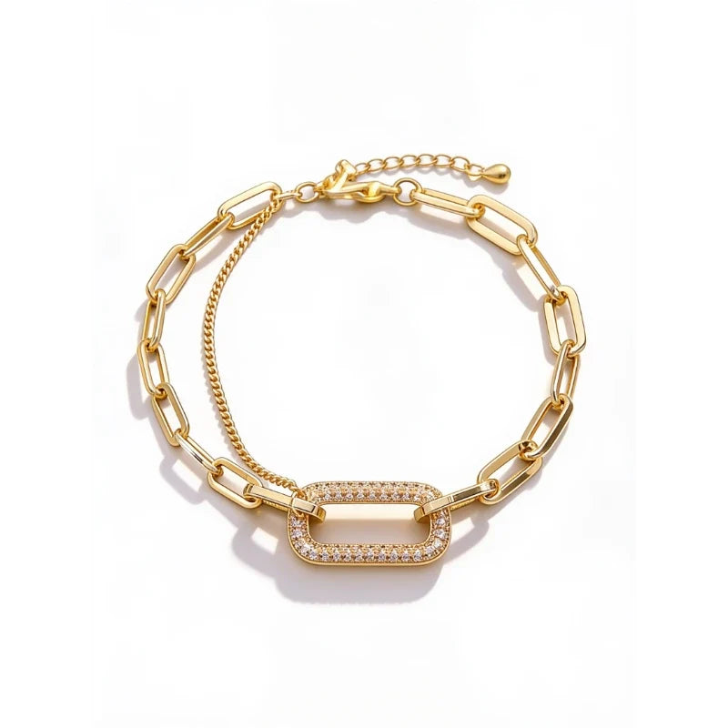 Virella Luxhers – Geometric Gold Bracelet cover